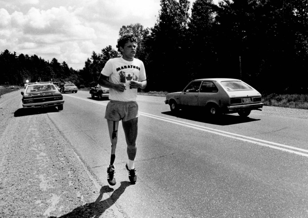 Terry Fox. (photo : Gail Harvey gracieuseté Fondation Terry Fox)