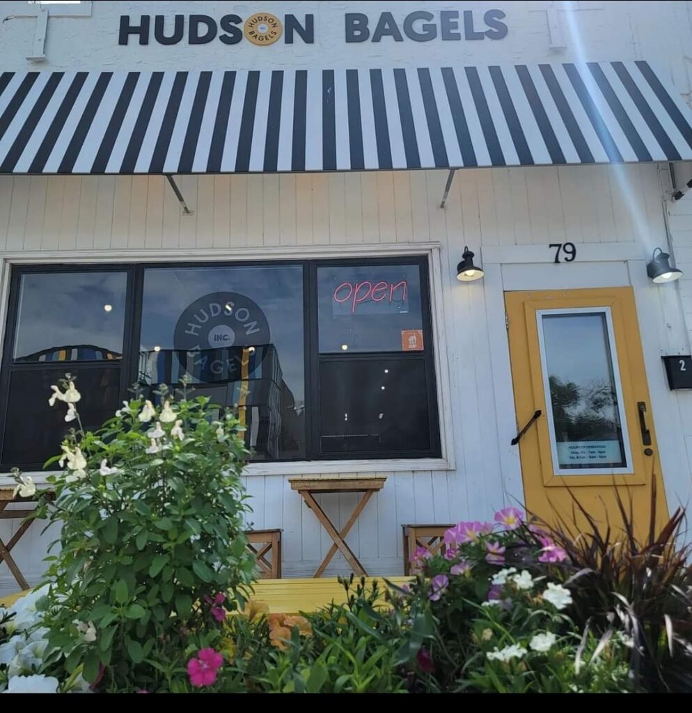 Devanture de Hudson bagels. Photo prise sur la page Facebook du restaur