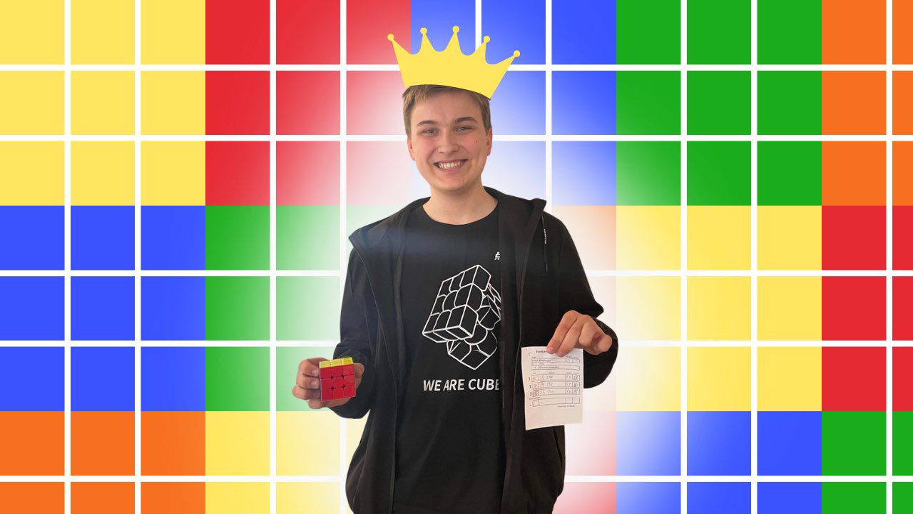 Elliott, champion mondial du cube Rubik à l’aveugle!