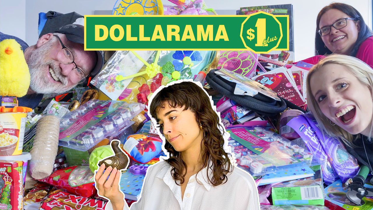 Fouiller dans les poubelles du Dollarama!