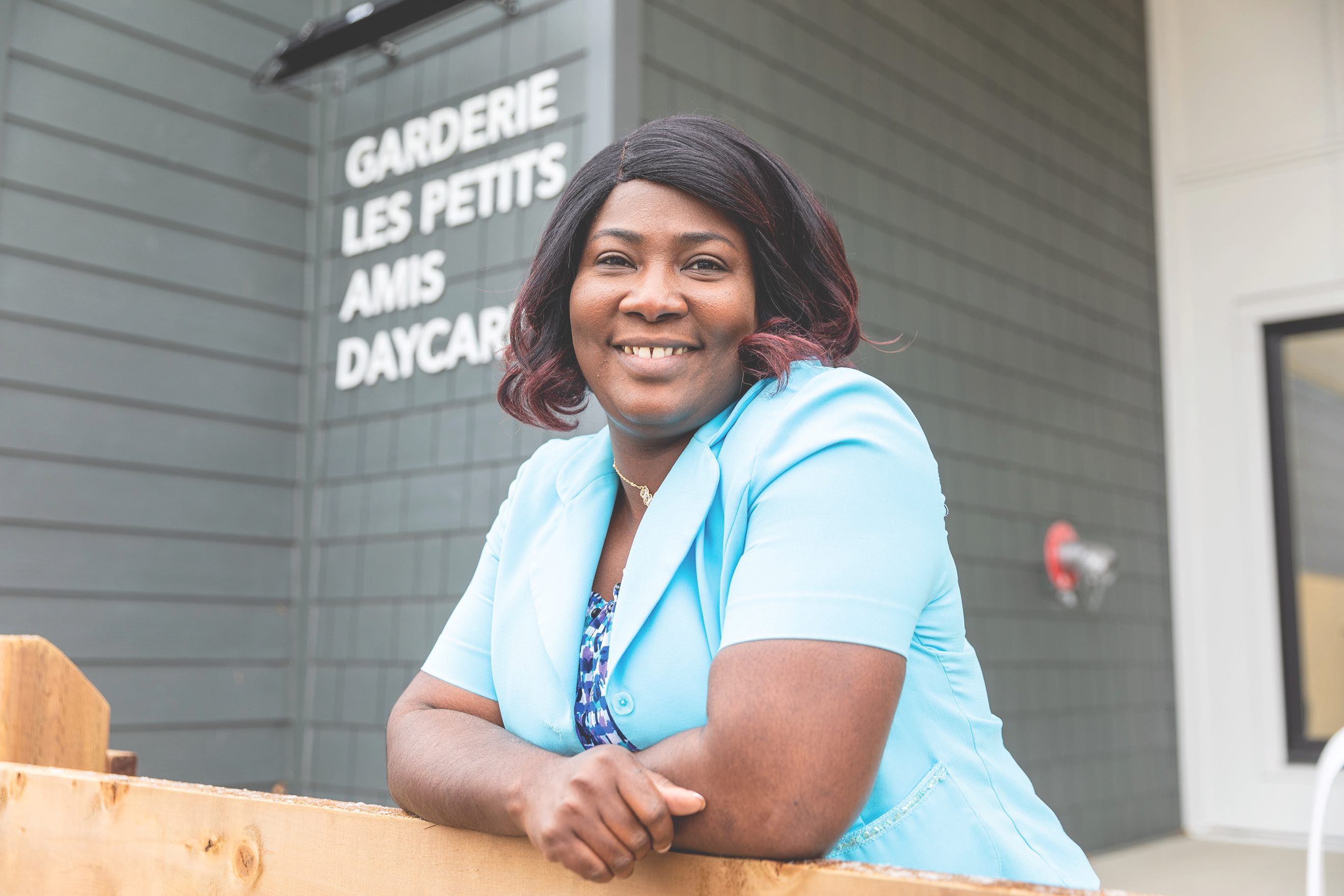 Syvelie Mesidor Vaneus est la directrice de la garderie Les Petits Amis de Sainte-Anne.