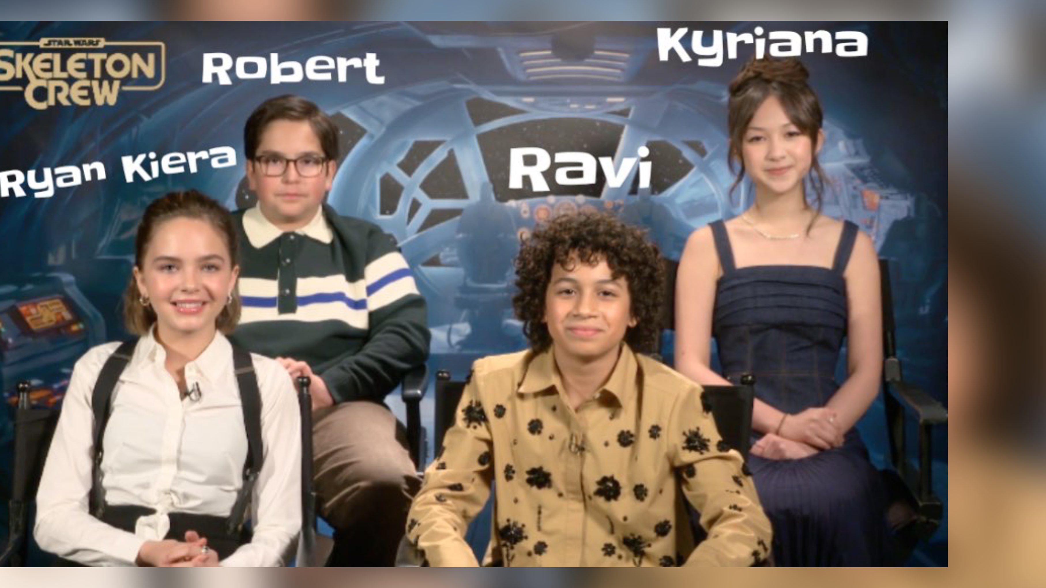 Ryan Kiera Armstrong (14 ans), Robert Timothy Smith (13 ans), Ravi Cabot-Conyers (13 ans) et Kyriana Kratter (14 ans). (photomontage : Disney / Les As de l'info)