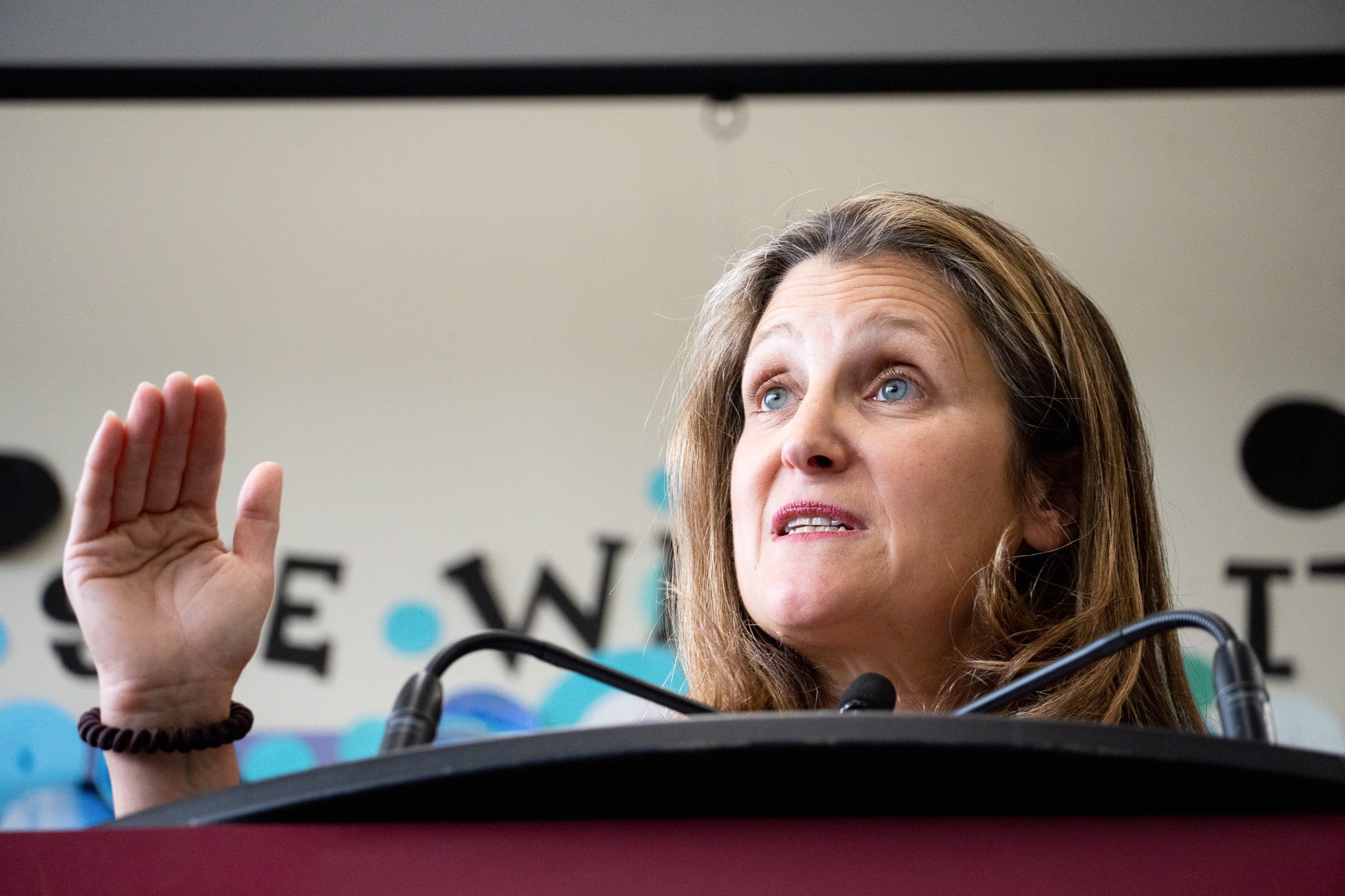 Chrystia Freeland.