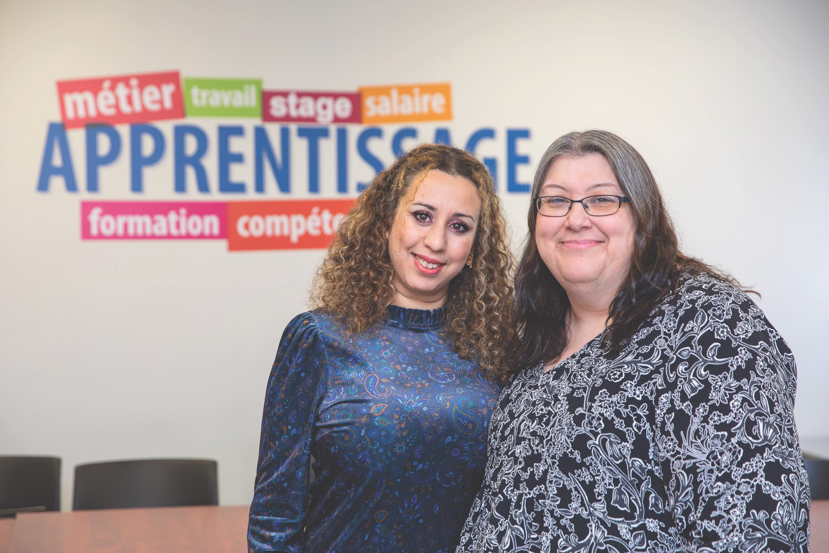 Manel Belhai et Nicole Gagnon animent les ateliers « Y’a personne de parfait ».